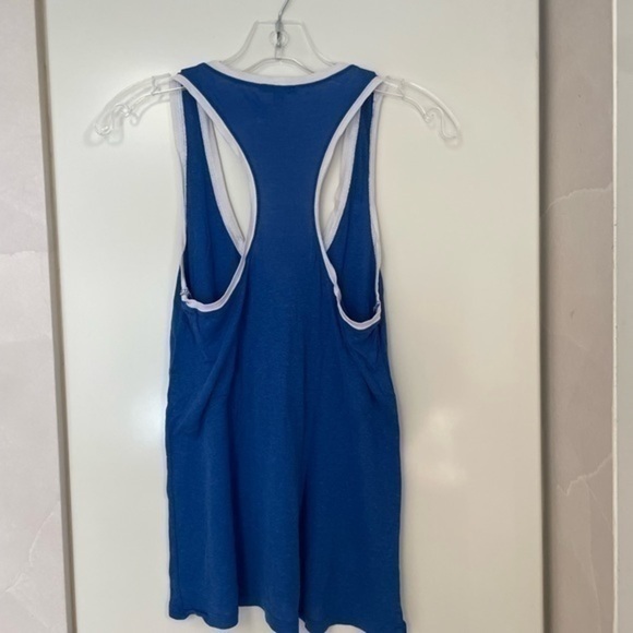 Zara NWOT Color Block Racerback Tank - Picture 5 of 6